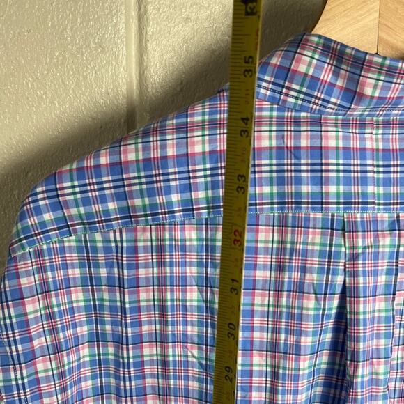Ralph Lauren 2XL Cotton Plaid Button Down Classic Fit Multicolor - Picture 4 of 6